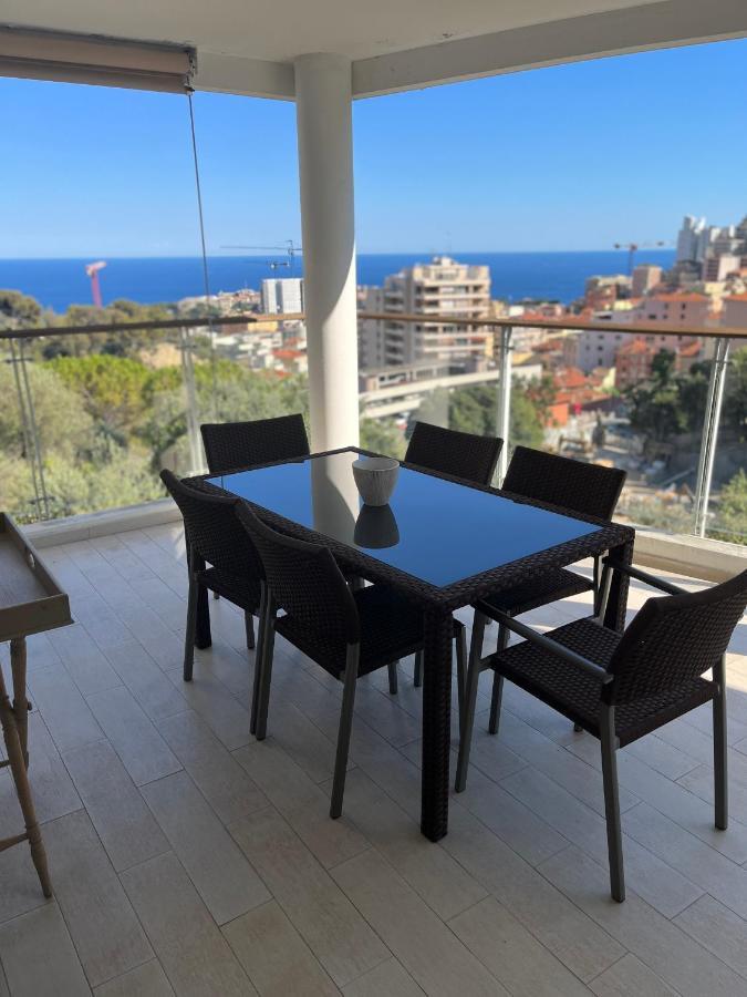 Grand 3 Pieces Avec Terrasse Vue Mer Tout Confort Beausoleil Exteriér fotografie